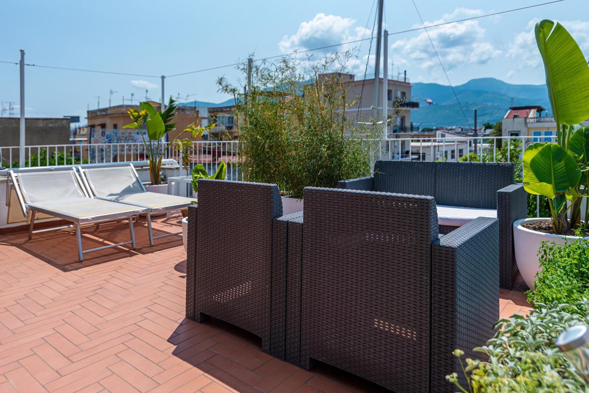 Ferienwohnung Terra Mia In Terrazza Pompei Exterior foto